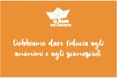 dare fiducia agli anonimi